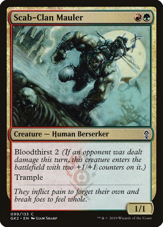 Scab-Clan Mauler [Ravnica Allegiance Guild Kit] | Jomio and Rueliete's Cards and Comics