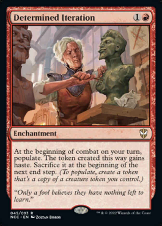 Determined Iteration [Streets of New Capenna Commander] | Jomio and Rueliete's Cards and Comics