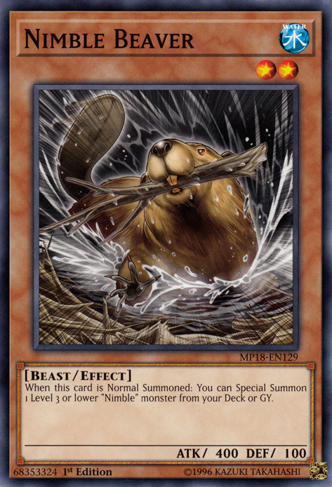 Nimble Beaver [MP18-EN129] Short Print | Jomio and Rueliete's Cards and Comics