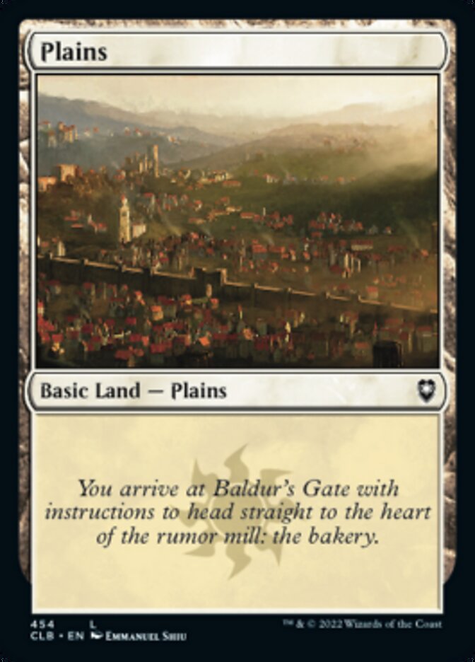 Plains (454) [Commander Legends: Battle for Baldur's Gate] | Jomio and Rueliete's Cards and Comics