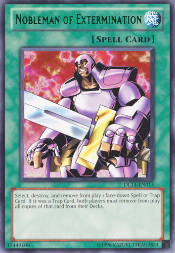 Nobleman of Extermination (Green) [DL11-EN015] Rare | Jomio and Rueliete's Cards and Comics