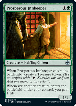 Prosperous Innkeeper [Dungeons & Dragons: Adventures in the Forgotten Realms] | Jomio and Rueliete's Cards and Comics