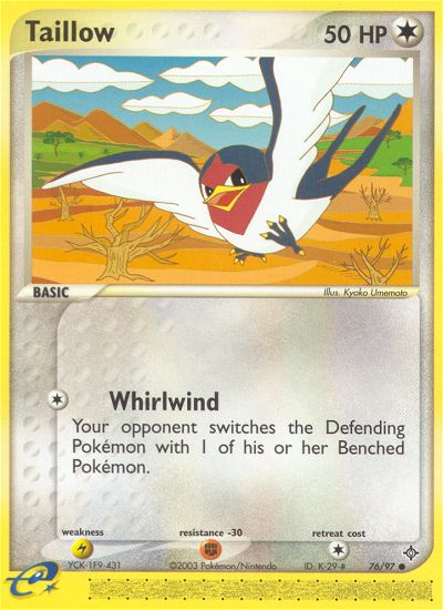 Taillow (76/97) [EX: Dragon] | Jomio and Rueliete's Cards and Comics