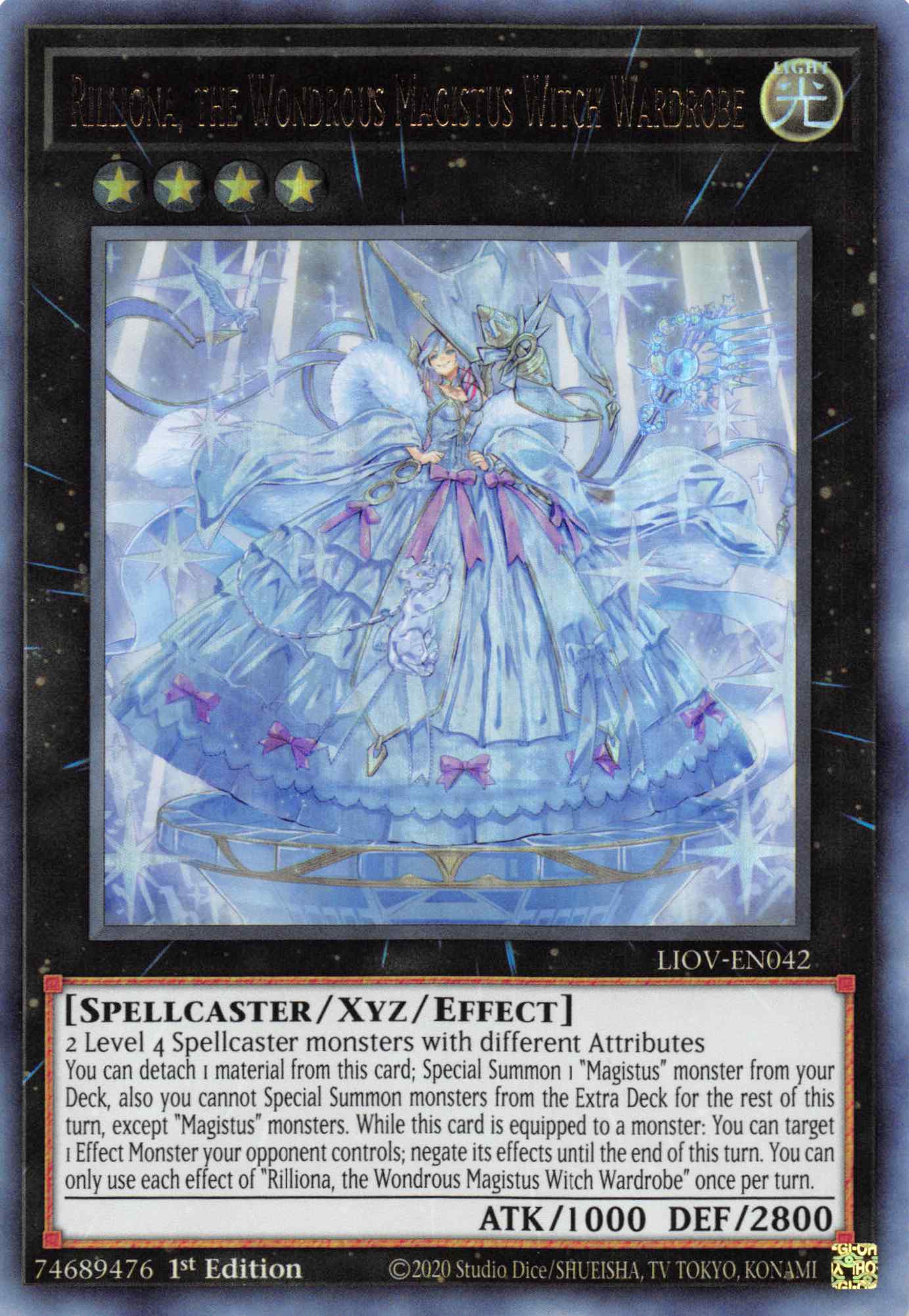 Rilliona, the Wondrous Magistus Witch Wardrobe [LIOV-EN042] Ultra Rare | Jomio and Rueliete's Cards and Comics