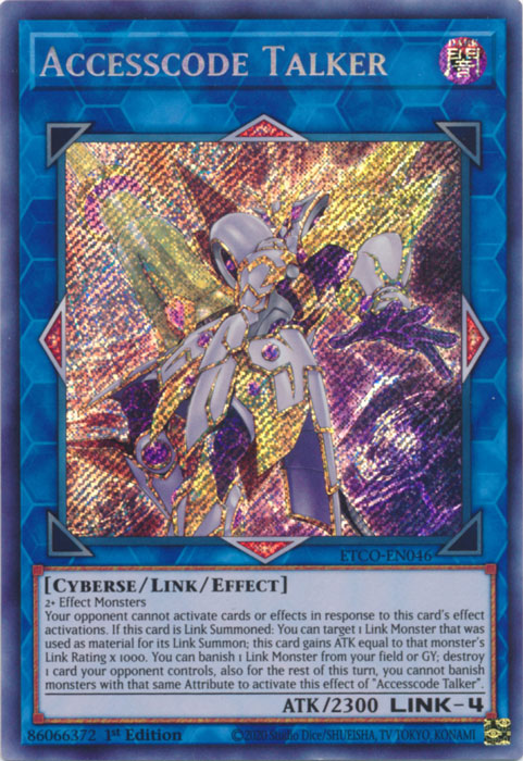 Accesscode Talker [ETCO-EN046] Secret Rare | Jomio and Rueliete's Cards and Comics