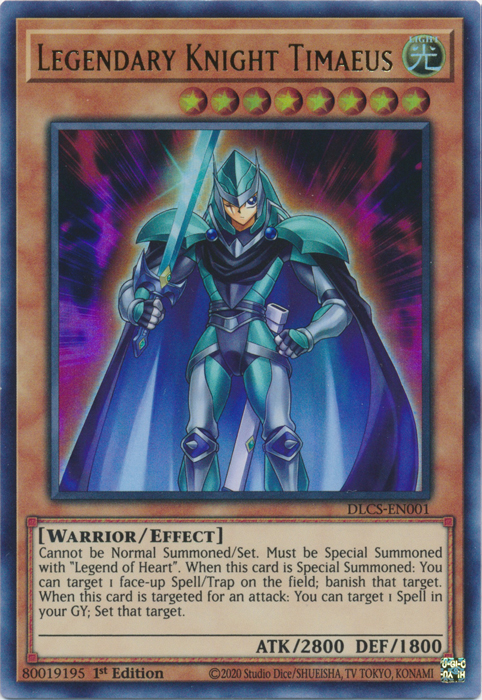 Legendary Knight Timaeus [DLCS-EN001] Ultra Rare | Jomio and Rueliete's Cards and Comics