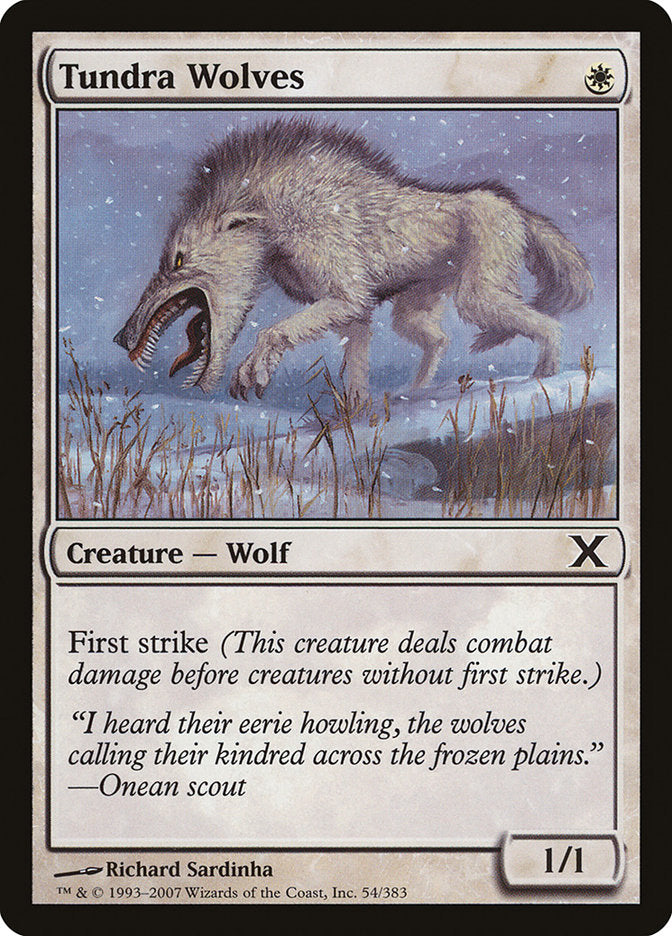 Tundra Wolves [Tenth Edition] | Jomio and Rueliete's Cards and Comics