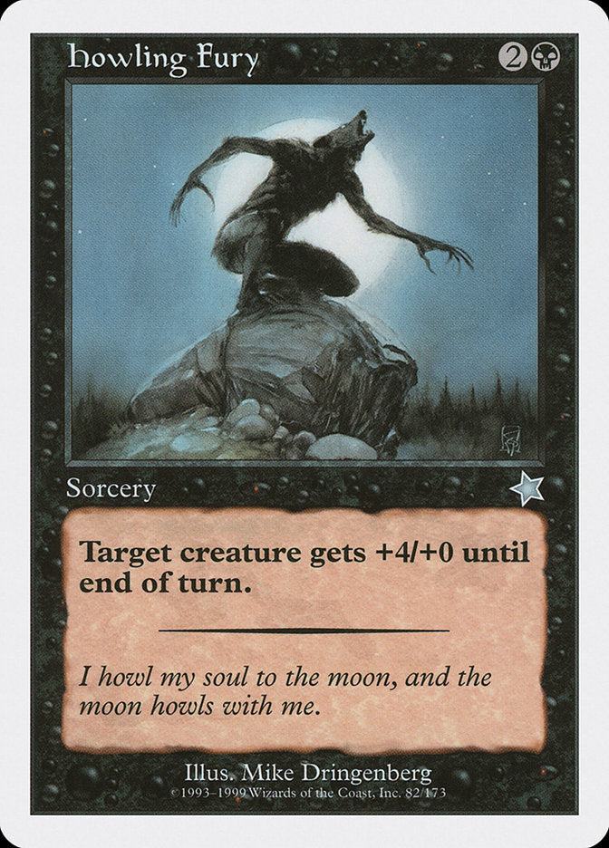 Howling Fury [Starter 1999] | Jomio and Rueliete's Cards and Comics