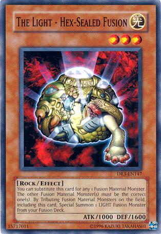 The Light - Hex-Sealed Fusion [DR3-EN147] Common | Jomio and Rueliete's Cards and Comics