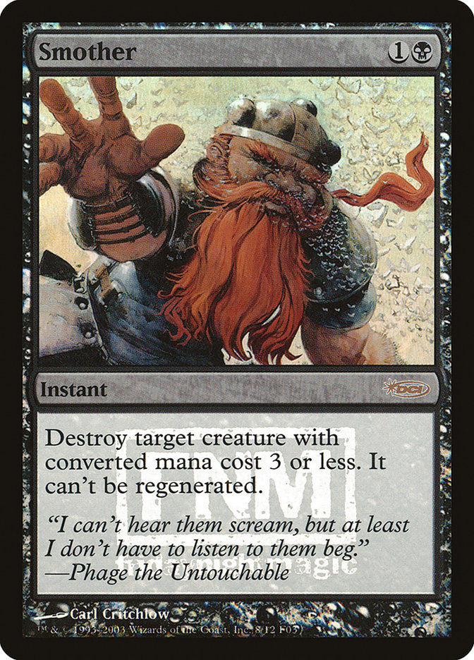 Smother [Friday Night Magic 2003] | Jomio and Rueliete's Cards and Comics