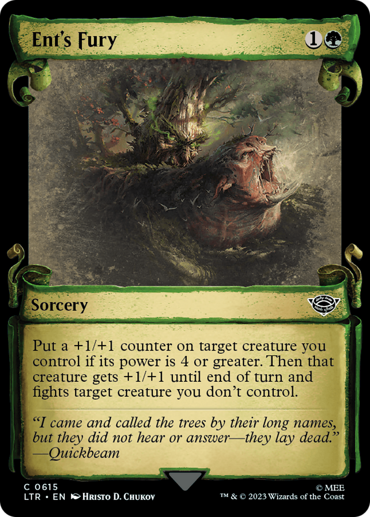 Ent's Fury [The Lord of the Rings: Tales of Middle-Earth Showcase Scrolls] | Jomio and Rueliete's Cards and Comics