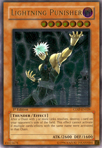 Lightning Punisher (UTR) [CDIP-EN026] Ultimate Rare | Jomio and Rueliete's Cards and Comics