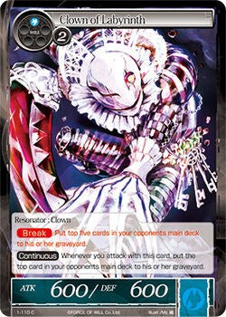 Clown of Labyrinth (1-110) [The Dawn of Valhalla] | Jomio and Rueliete's Cards and Comics