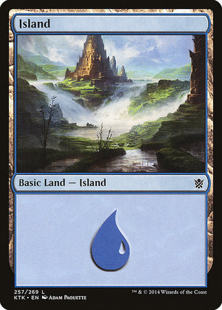 Island (257) [Khans of Tarkir] | Jomio and Rueliete's Cards and Comics