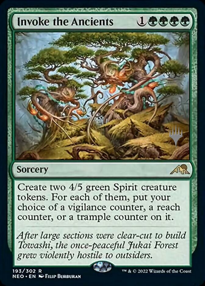 Invoke the Ancients (Promo Pack) [Kamigawa: Neon Dynasty Promos] | Jomio and Rueliete's Cards and Comics