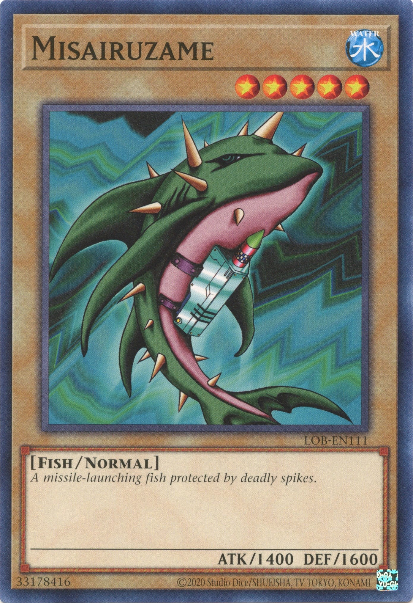 Misairuzame (25th Anniversary) [LOB-EN111] Common | Jomio and Rueliete's Cards and Comics