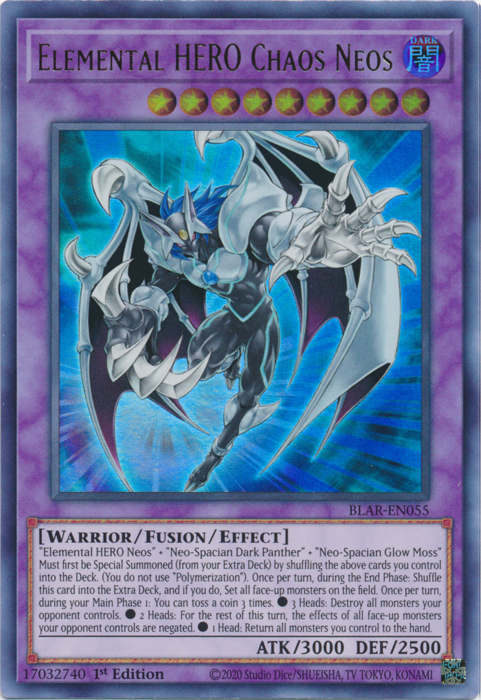 Elemental HERO Chaos Neos [BLAR-EN055] Ultra Rare | Jomio and Rueliete's Cards and Comics