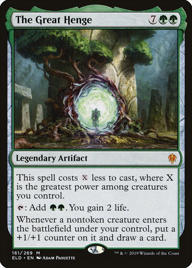 The Great Henge [Throne of Eldraine] | Jomio and Rueliete's Cards and Comics