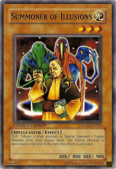 Summoner of Illusions [GLD1-EN004] Common | Jomio and Rueliete's Cards and Comics