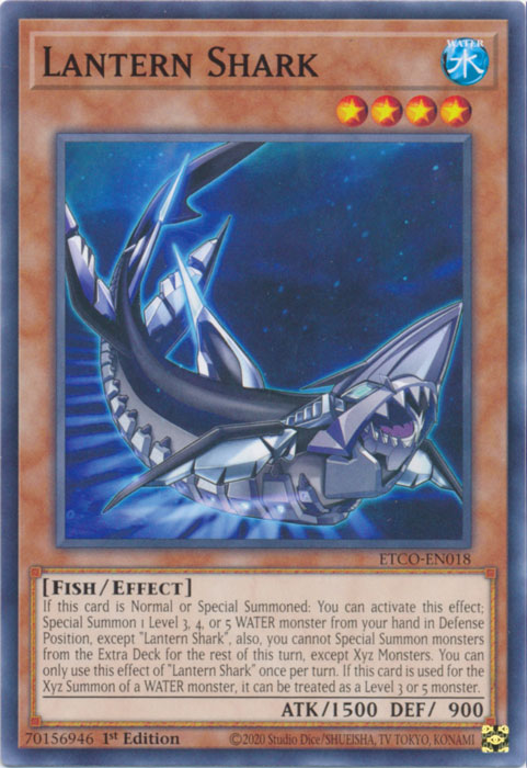 Lantern Shark [ETCO-EN018] Common | Jomio and Rueliete's Cards and Comics