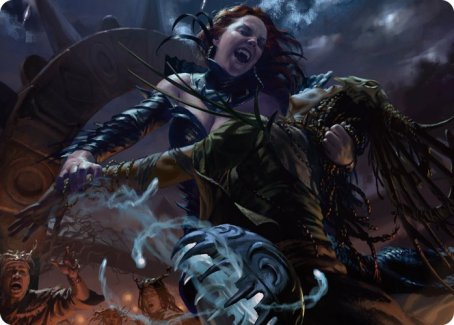 Olivia's Midnight Ambush Art Card [Innistrad: Midnight Hunt Art Series] | Jomio and Rueliete's Cards and Comics