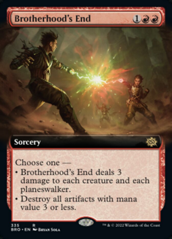 Brotherhood's End (Extended Art) [The Brothers' War] | Jomio and Rueliete's Cards and Comics