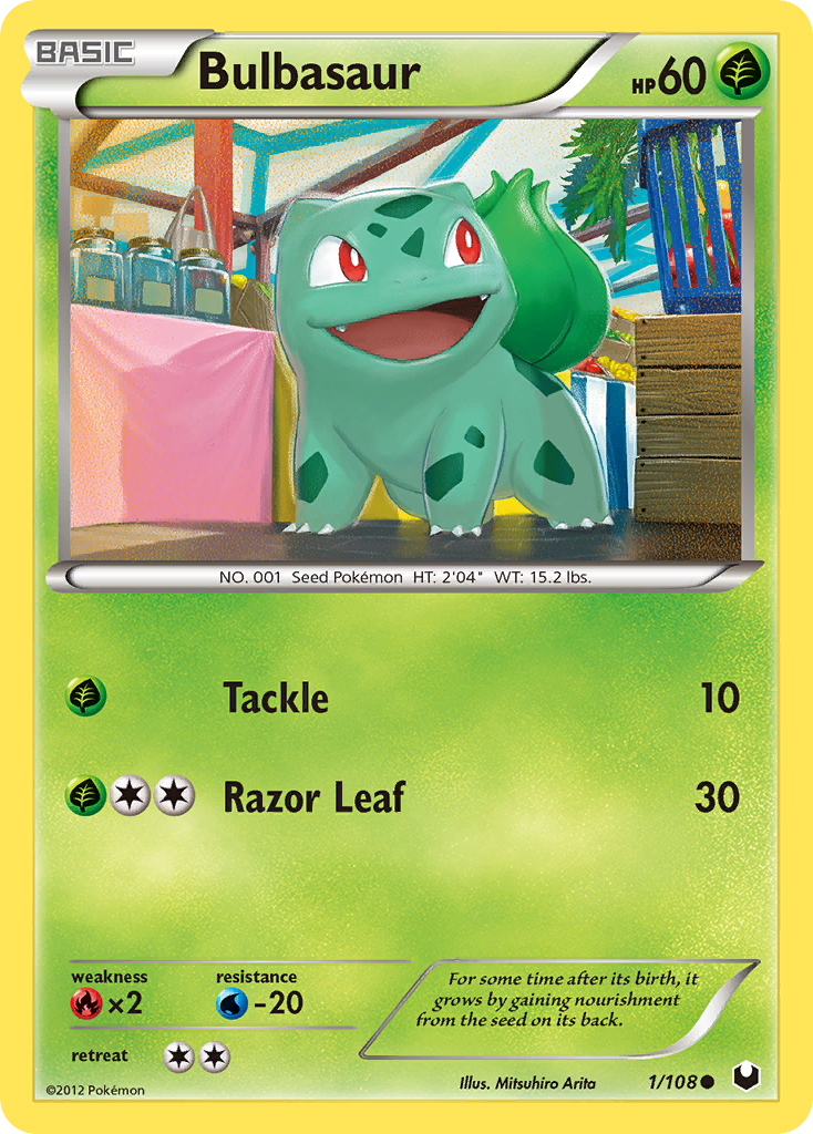 Bulbasaur (1/108) [Black & White: Dark Explorers] | Jomio and Rueliete's Cards and Comics
