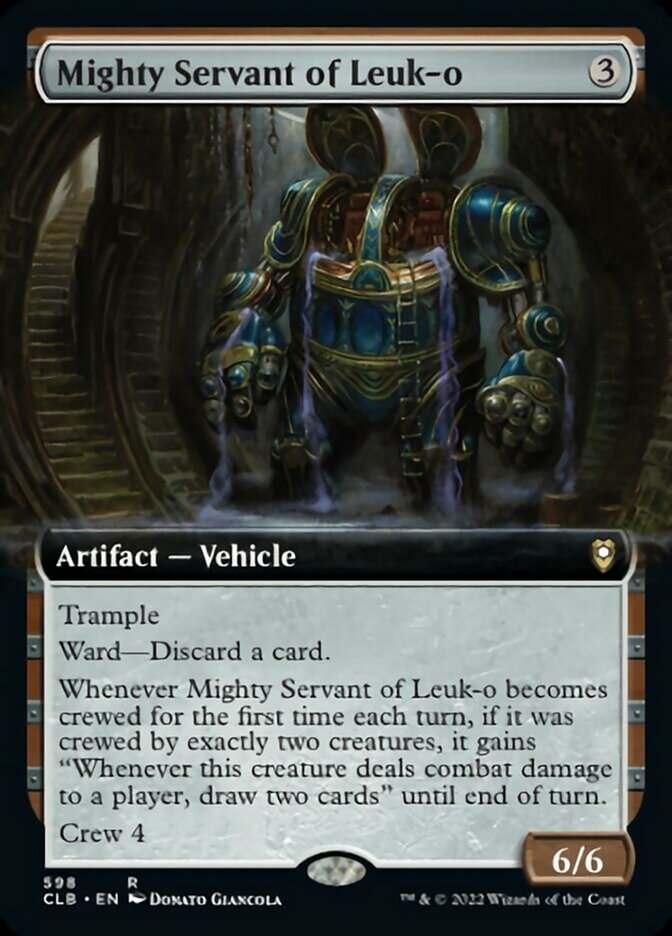Mighty Servant of Leuk-o (Extended Art) [Commander Legends: Battle for Baldur's Gate] | Jomio and Rueliete's Cards and Comics
