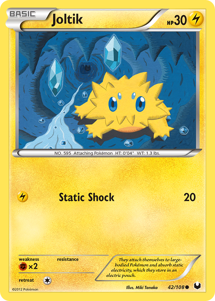 Joltik (42/108) [Black & White: Dark Explorers] | Jomio and Rueliete's Cards and Comics
