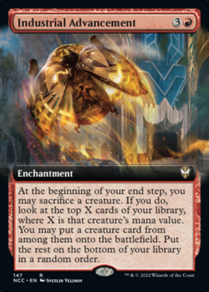 Industrial Advancement (Extended Art) [Streets of New Capenna Commander] | Jomio and Rueliete's Cards and Comics