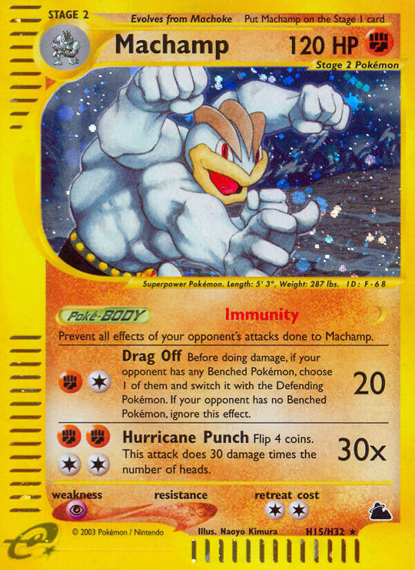 Machamp (H15/H32) [Skyridge] | Jomio and Rueliete's Cards and Comics