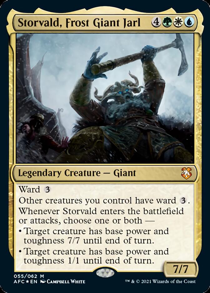 Storvald, Frost Giant Jarl [Dungeons & Dragons: Adventures in the Forgotten Realms Commander] | Jomio and Rueliete's Cards and Comics
