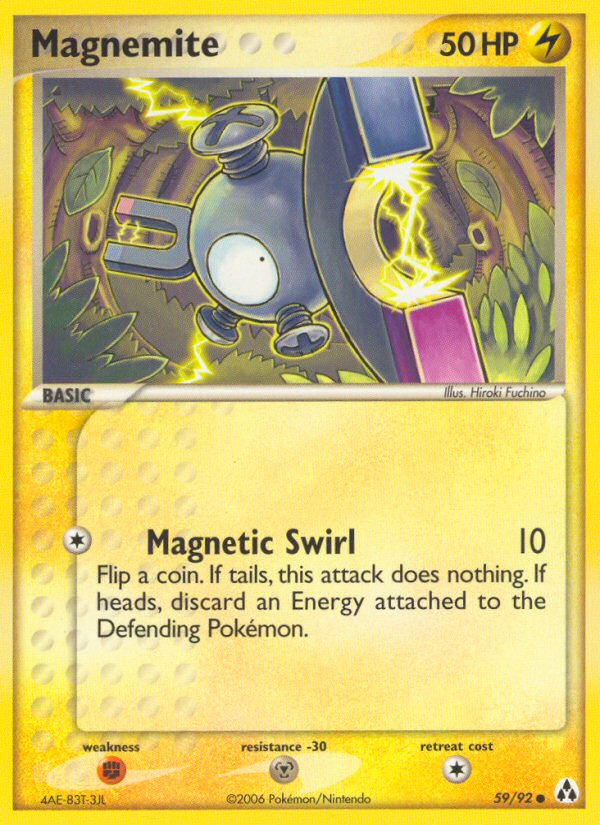 Magnemite (59/92) [EX: Legend Maker] | Jomio and Rueliete's Cards and Comics