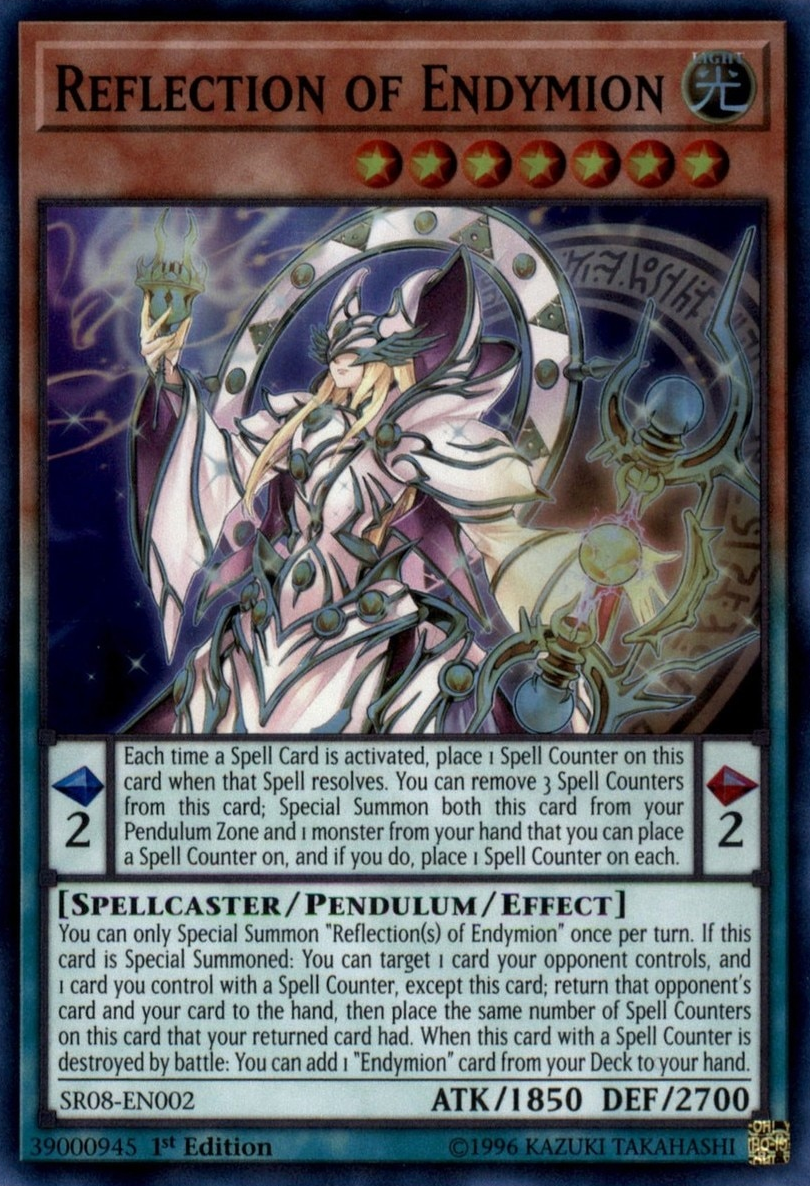 Reflection of Endymion [SR08-EN002] Super Rare | Jomio and Rueliete's Cards and Comics