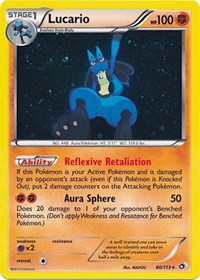 Lucario (80/113) (Cosmos Holo) [Black & White: Legendary Treasures] | Jomio and Rueliete's Cards and Comics