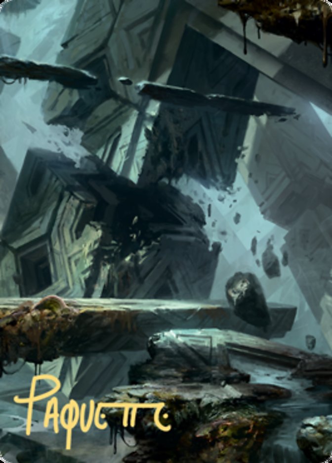 Swamp 3 Art Card (Gold-Stamped Signature) [Zendikar Rising Art Series] | Jomio and Rueliete's Cards and Comics
