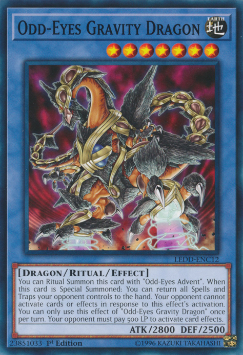 Odd-Eyes Gravity Dragon [LEDD-ENC12] Common | Jomio and Rueliete's Cards and Comics