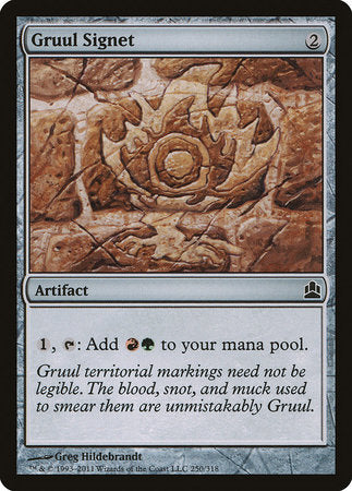 Gruul Signet [Commander 2011] | Jomio and Rueliete's Cards and Comics