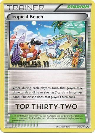 Tropical Beach (BW28) (Top 32) [Black & White: Black Star Promos] | Jomio and Rueliete's Cards and Comics