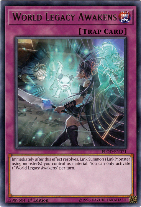 World Legacy Awakens [FLOD-EN071] Rare | Jomio and Rueliete's Cards and Comics