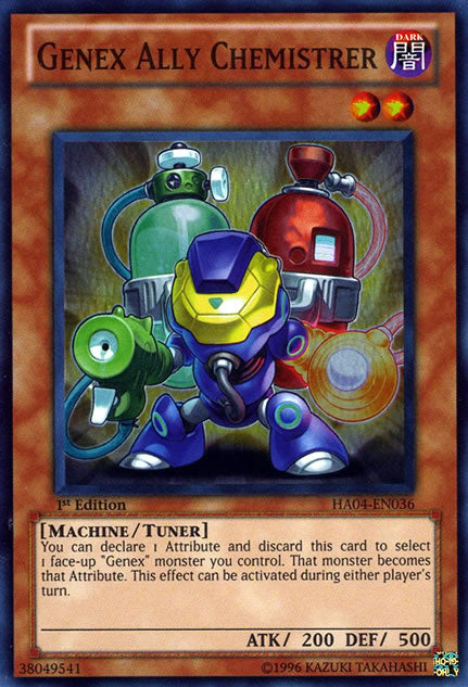 Genex Ally Chemistrer [HA04-EN036] Super Rare | Jomio and Rueliete's Cards and Comics