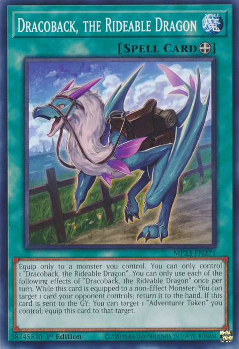 Dracoback, the Rideable Dragon [MP23-EN271] Common | Jomio and Rueliete's Cards and Comics
