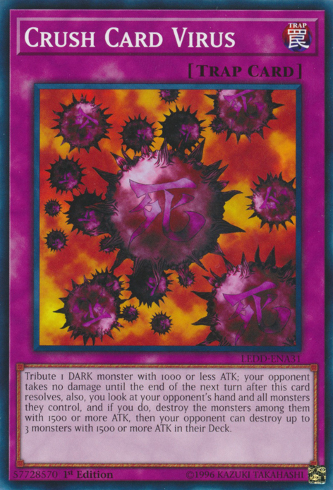 Crush Card Virus [LEDD-ENA31] Common | Jomio and Rueliete's Cards and Comics