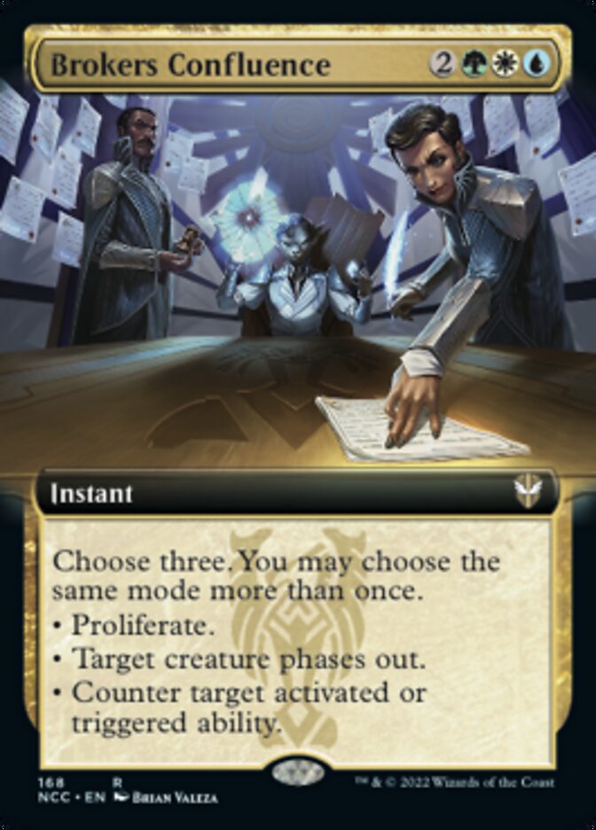 Brokers Confluence (Extended Art) [Streets of New Capenna Commander] | Jomio and Rueliete's Cards and Comics