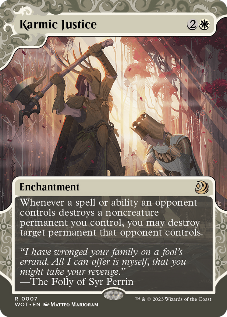 Karmic Justice [Wilds of Eldraine: Enchanting Tales] | Jomio and Rueliete's Cards and Comics