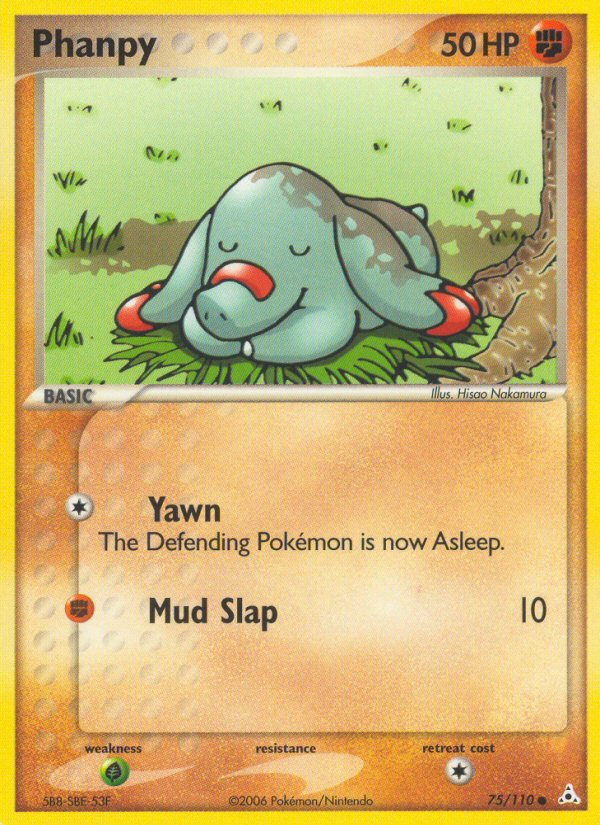 Phanpy (75/110) [EX: Holon Phantoms] | Jomio and Rueliete's Cards and Comics