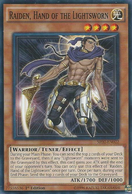 Raiden, Hand of the Lightsworn [SR02-EN022] Common | Jomio and Rueliete's Cards and Comics