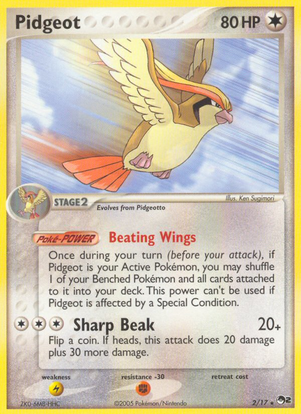 Pidgeot (2/17) [POP Series 2] | Jomio and Rueliete's Cards and Comics