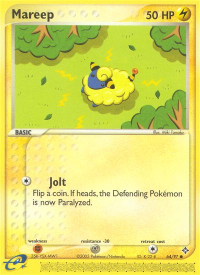 Mareep (64/97) [EX: Dragon] | Jomio and Rueliete's Cards and Comics