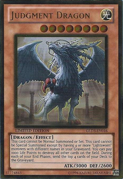 Judgment Dragon [GLD3-EN016] Gold Rare | Jomio and Rueliete's Cards and Comics